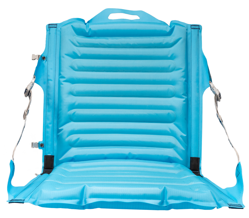 Load image into Gallery viewer, Crazy Creek AirCliner, compact roll-up chair with quick-inflate design for outdoor use.
