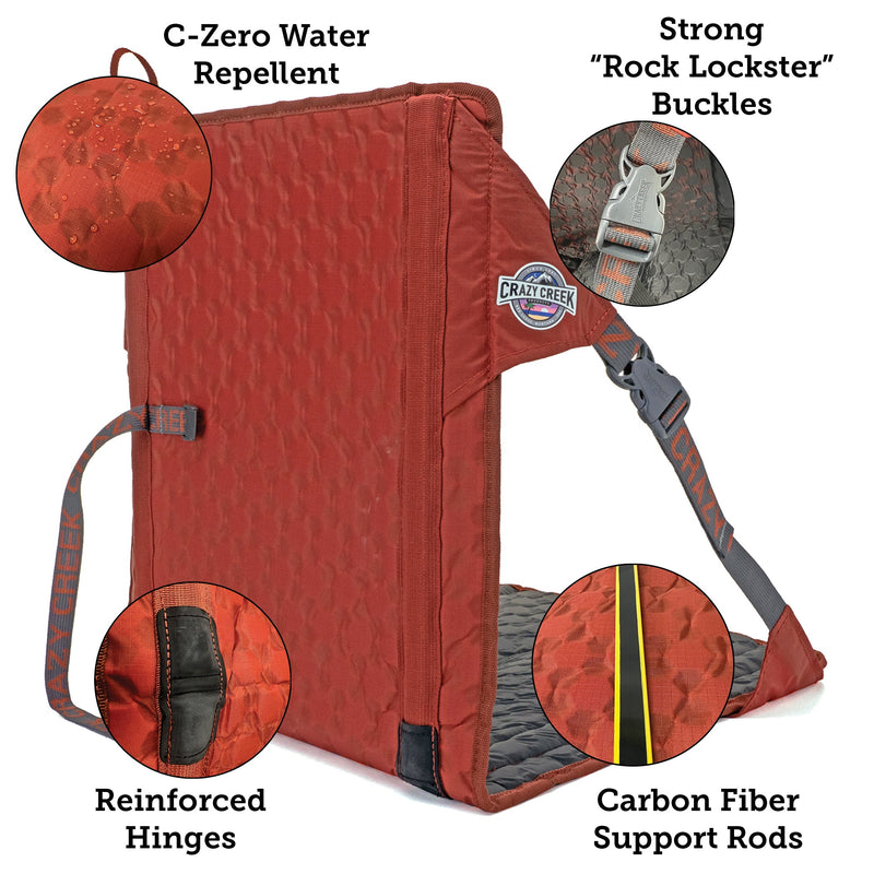 Load image into Gallery viewer, Crazy Creek HEX 2.0 Original Chair, lightweight and easy to pack for backpacking trips.