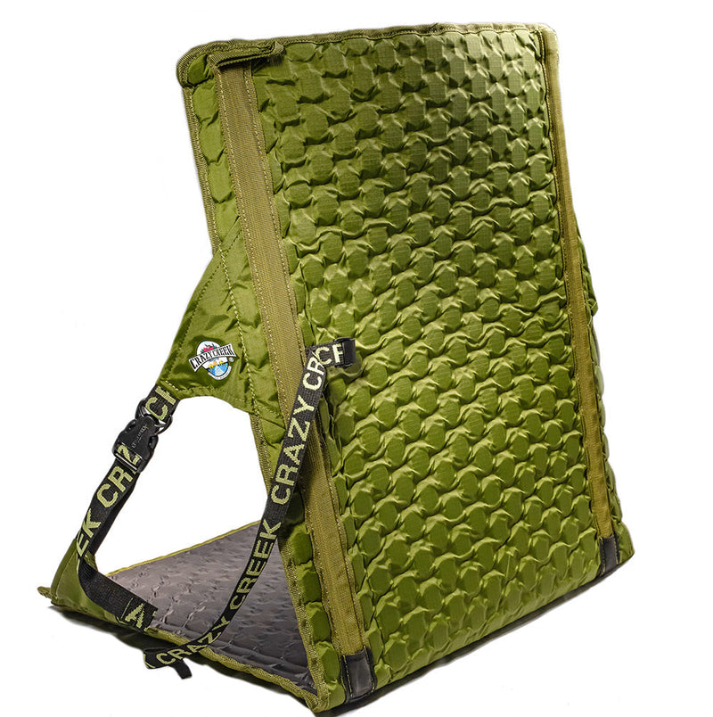 Load image into Gallery viewer, Crazy Creek HEX 2.0 LongBack Chair, rugged design with reinforced hinges for durability.