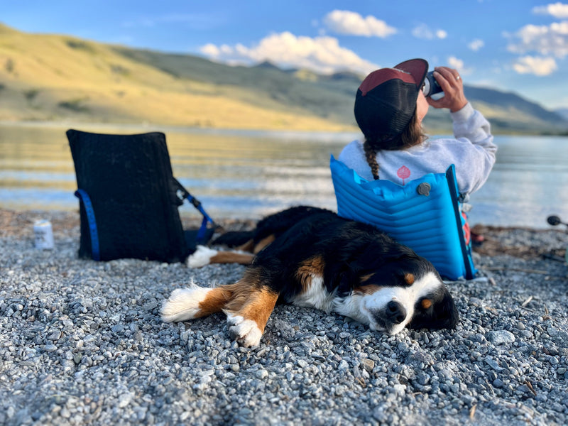 Load image into Gallery viewer, Crazy Creek AirCliner, compact and easy-to-store inflatable chair for all-day comfort.