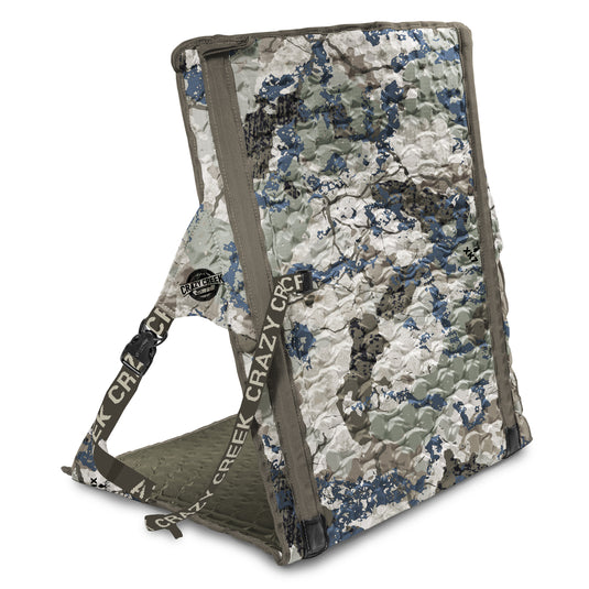 Kings Camo Hex 2.0 Longback Rollable Camping Chair One White