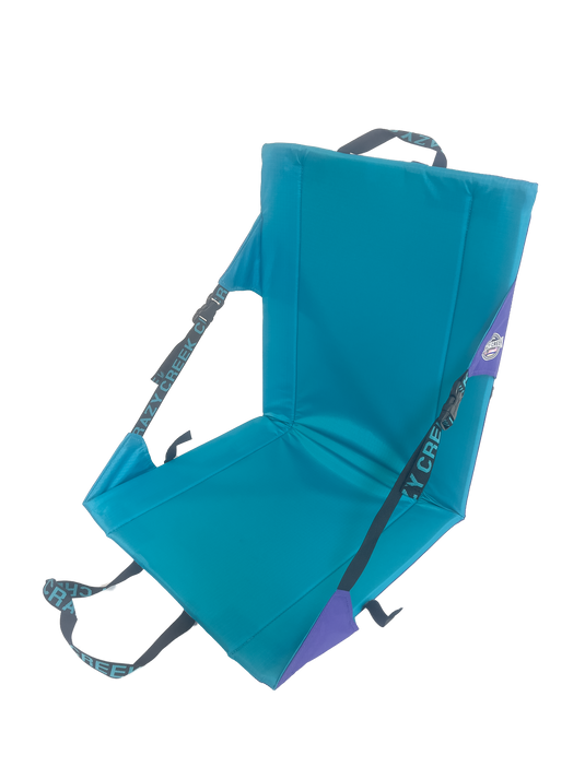 Crazy Creek LongBack Chair, ergonomic seating for comfort during long outings.