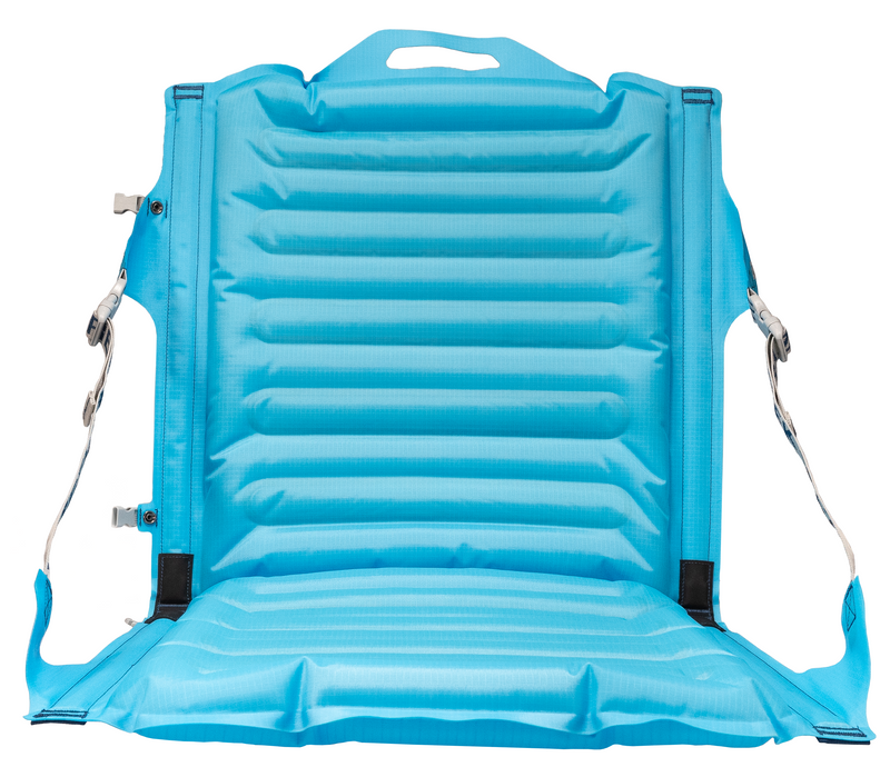 Load image into Gallery viewer, Crazy Creek AirCliner, compact roll-up chair with quick-inflate design for outdoor use.
