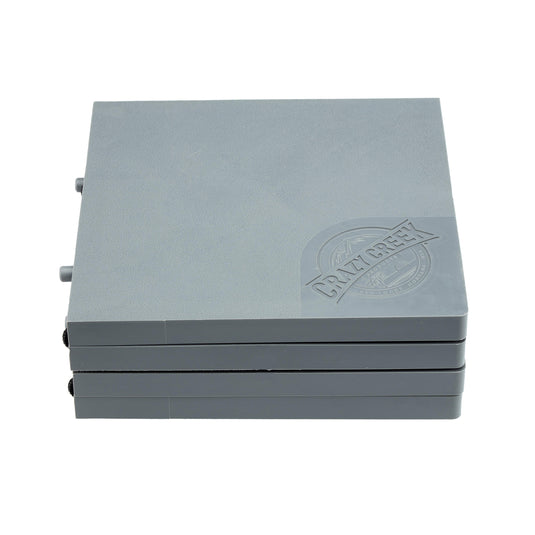 Crazy Creek Pack Table folded up into a small packable rectangle